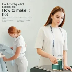 Mist Garment Steamer Mini Clothes Fabric Steam Iron Travel Portable Electric Dry Wet Fordable Patches Hanging Ironing Machine