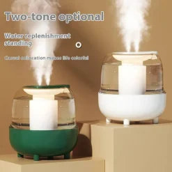 5000ML Air Humidifier USB Double Spray Port Heavy Fog Aroma Difuser Essential Oil Electric Air Freshener for Home Bedroom Office