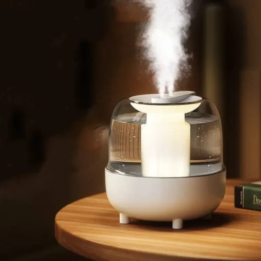 5000ML Air Humidifier USB Double Spray Port Heavy Fog Aroma Difuser Essential Oil Electric Air Freshener for Home Bedroom Office