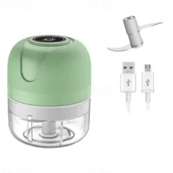 100/250ml Electric Mini USB Garlic Masher Wireless Garlic Grinder Press Mincer Vegetable Chili Meat Grinder Food Chopper Kitchen Tools