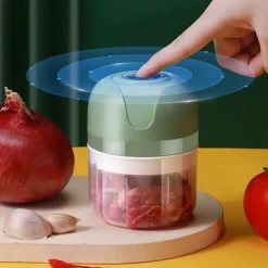 100/250ml Electric Mini USB Garlic Masher Wireless Garlic Grinder Press Mincer Vegetable Chili Meat Grinder Food Chopper Kitchen Tools