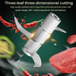 100/250ml Electric Mini USB Garlic Masher Wireless Garlic Grinder Press Mincer Vegetable Chili Meat Grinder Food Chopper Kitchen Tools