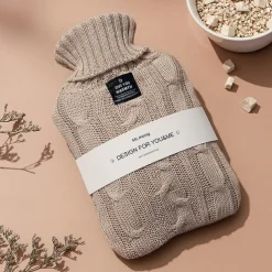 1000ML Portable Hot Water Bottle Solid Women Winter Thicken PVC Hot Water Bag Hand Warmer