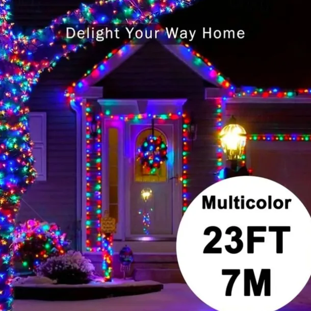 5M-50Led/10M-100Led/20M-200Led/300M-300Led Solar LED Light Outdoor Festoon Lamp Garden Fairy Lights String Waterproof Christmas Garland Yard Decoration