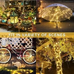5M-50Led/10M-100Led/20M-200Led/300M-300Led Solar LED Light Outdoor Festoon Lamp Garden Fairy Lights String Waterproof Christmas Garland Yard Decoration