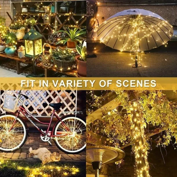 5M-50Led/10M-100Led/20M-200Led/300M-300Led Solar LED Light Outdoor Festoon Lamp Garden Fairy Lights String Waterproof Christmas Garland Yard Decoration