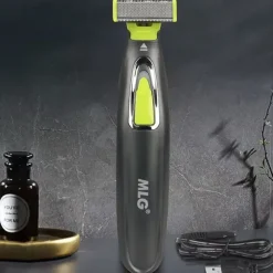 MLG Electric Shaver For Men and Women Portable Full Body Trimmer USB T Shaped Blade Razor For Beard Armpit For Washable