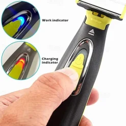 MLG Electric Shaver For Men and Women Portable Full Body Trimmer USB T Shaped Blade Razor For Beard Armpit For Washable