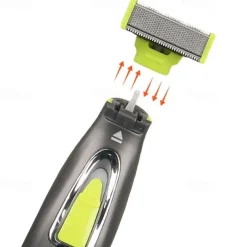 MLG Electric Shaver For Men and Women Portable Full Body Trimmer USB T Shaped Blade Razor For Beard Armpit For Washable