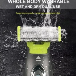 MLG Electric Shaver For Men and Women Portable Full Body Trimmer USB T Shaped Blade Razor For Beard Armpit For Washable