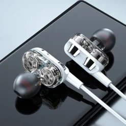 3.5mm 9D HiFi Wired Headphones With Bass Earbuds Stereo Earphones Music Headphones Sport Earphones Gaming Headset With Mic