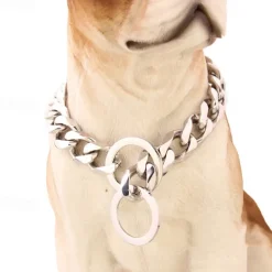 15mm Ebay Titanium Steel Stainless Steel Golden Pitbull Pet Large Dog Chain Pet Chain Collar