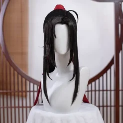 Mo Dao Zu Shi Cosplay Wig Only Grandmaster of Demonic Cultivation Lan Wangji Wei Wuxian Black Long Synthetic Hair Halloween Wigs