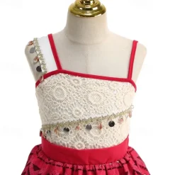 Moana Princess Moana Dress Costume Movie TV Theme Costumes Movie Cosplay for Girls' Kid's Carnival Children's Day World Book Day Party Birthday Beach