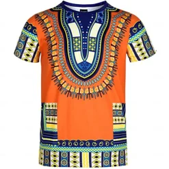 Modern African Outfits Graphic Print For Men's Adults Carnival Masquerade Party Festival