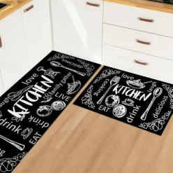 Modern Kitchen Rug Entrance Door Mat Decoration Living Room Rug Home Bedroom Bedside Corridor Floor Bathroom Non-Slip Floor Mat