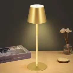 Modern LED Cordless Table Lamp Retro Cafe Atmosphere Lamp Table Lamp Touch Dimming USB Charging Bar Table Lamp