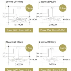 Modern LED Pendant Light DIY Design Adjustable Light 3000k-6500k with Retome Cotrol Black Suspension Adjustable Pendant Light Suitable for Dining Rooms Living Rooms Bedrooms Kitchens Study Rooms