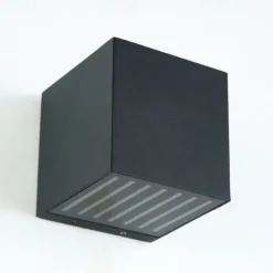 Modern Outdoor Wall Sconce Up and Down Light Warm White Waterproof Wall Fixture Lighting Aluminum LED Exterior Sconce for Indoor Outdoor Patio Porch 110-240V