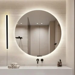 Modern Plug Wall Lamp 11.8-47in Frosted Black LED Acrylic Outdoor Wall Lamp 59 Inch Plug Cable with Opening Acrylic Indoor Wall Lamp Suitable for Bedroom Living Room Bathroom Makeup Corridor