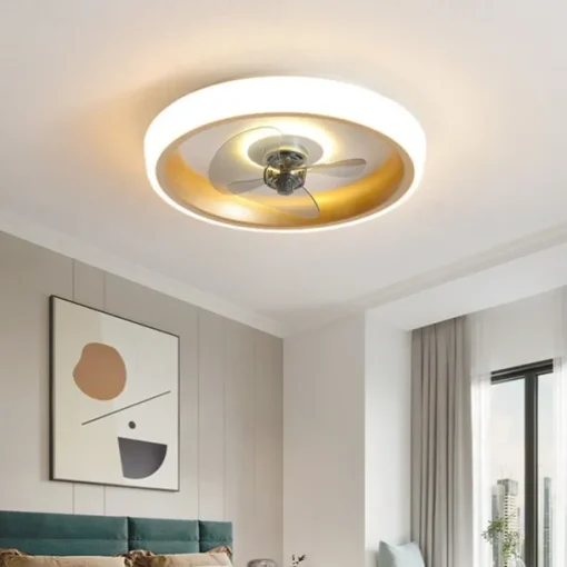 Modern Simple LED Ceiling Fan Light Ceiling Fan Lamp Dining Room Living Room Restaurant Bedroom