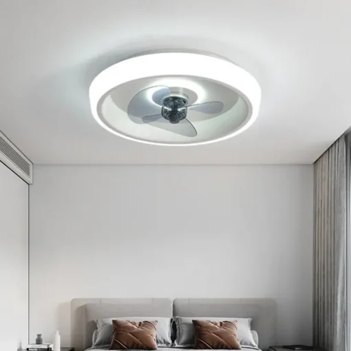 Modern Simple LED Ceiling Fan Light Ceiling Fan Lamp Dining Room Living Room Restaurant Bedroom