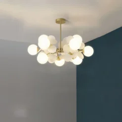 Modern Sputnik Chandelier Acrylic Pendant Light 8/10/12 Head Creative Ceiling Lights Lighting Fixture,for Restaurant Living Room Bedroom Coffee Shop Art Deco 110-240V