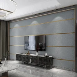 Modern Style Wallpaper Non-wovon Wallpaper Adhesive Required Wall Mural,Cabinet Furniture Countertop Paper Roll Wallpaper,20.8"*374" /53*950cm 1 Roll(Need Glue)