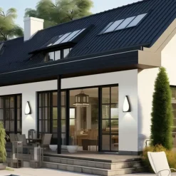 Modern Wall Lights Outdoor Wall Light Metal Wall Light 110-240V 10W