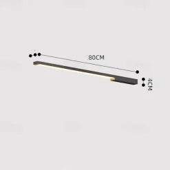 Modern Waterproof Outdoor Wall Light Villa Garden Balcony LED Strip Lamp 1-Light Courtyard Fixture 110-240V 20W Sconce Lighting