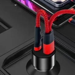 MOMAX Apple MFi Certified Multi Charging Cable USB A to Type C / Micro / IP 3 A Fast Charging Nylon Braided Durable 3 in 1 For Macbook iPad Samsung Phone Accessory