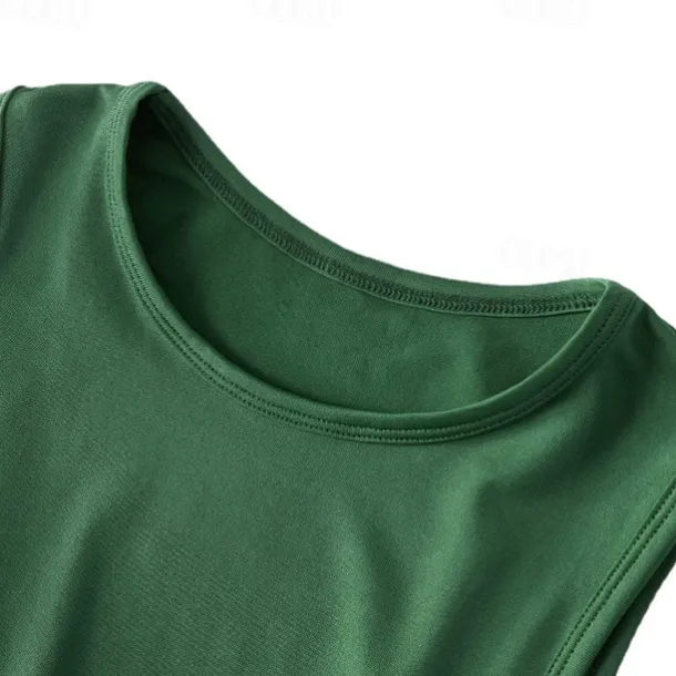 Mommy and Me Dresses Graphic Home Green Sleeveless Mommy And Me Outfits Daily Matching Outfits