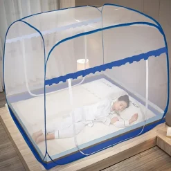 Mosquito Net Pop Up Ten Folding Netting Bed Tent,Portable Mosquito Netting with Bottom,Bug Net,Canopy Outdoor,Camping Tent,Insect Screen,Ultralight,Folding Design