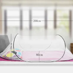 Mosquito Net Single Bed Netting Tent Portable Protections Household Textiled Bed Net Tent For Indoor Outdoor Sleep