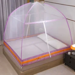Mosquito Net Summer Foldable Portable Travel Anti-mosquito for Tent Home Double Door Mosquito Net