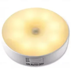 Motion LED Sensor Light Night Light USB Rechargeable LED Night Lights Dusk to Dawn Motion Sensor Lamp for Bedroom Bathroom Toilet Stairs Kitchen Hallway