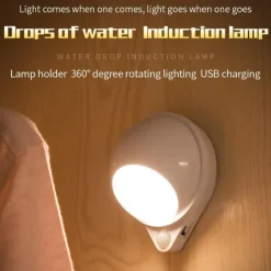 Motion Sensor Light LED Night Light USB Rechargeable Night Lamp For Kitchen Cabinet Wardrobe Lamp Staircase Closet Wall Light