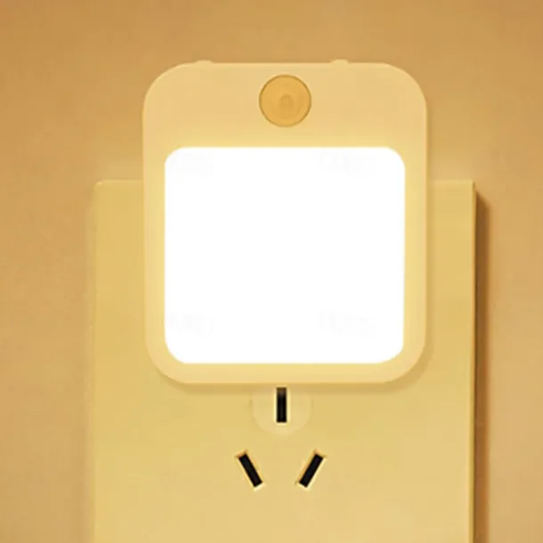 Motion Sensor Light LED Night Light Modes Switching Brightness Adjustable Just Plug In Outlet Light and Dark Sensor