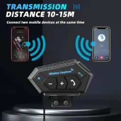 Motorcycle Helmet Bluetooth Headset Wireless Riding Music Headset Waterproof Noise Reduction