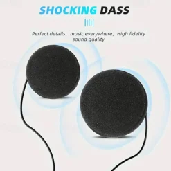 Motorcycle Helmet Bluetooth Headset Wireless Riding Music Headset Waterproof Noise Reduction