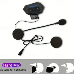 Motorcycle Helmet Bluetooth Headset Wireless Riding Music Headset Waterproof Noise Reduction