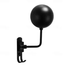 Motorcycle Helmet Wall Rack - 180° Rotating Metal Helmet Holder, Bike Helmet Display Stand, Mountable Hanger