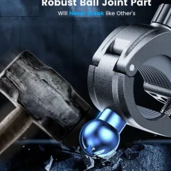 Motorcycle Phone Mount – Auto Lock Adjustable Bike Phone Holder for 4.7