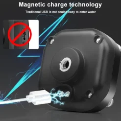 Motorcycle TPMS Motor Tire Pressure Tyre Temperature Monitoring Alarm System with 2 External Sensors