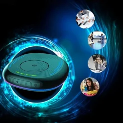 Mouse Jiggler Automatic Computer Undetectable Mouse Mover with Timer ON/Off Switch RGB Lights Driver-Free Keeps Computer Awake