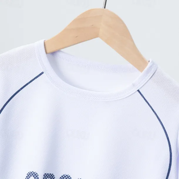 Multi Packs 4pcs Boys Crew Neck Short Sleeves T Shirt Tee Top Print Graphic Vacation Daily Wear Polyester Spring & Summer