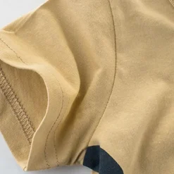 Multi Packs 3pcs Boys Crew Neck Short Sleeves Gray+Yellow+Green T Shirt Tee Top Print Graphic Vacation Daily Wear 100% Cotton Spring & Summer