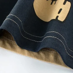 Multi Packs 3pcs Boys Crew Neck Short Sleeves Gray+Yellow+Green T Shirt Tee Top Print Graphic Vacation Daily Wear 100% Cotton Spring & Summer