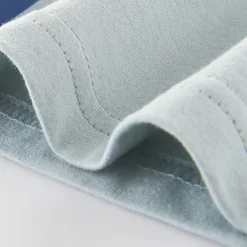 Multi Packs 2pcs Boys Crew Neck Short Sleeves Yellow+Blue T Shirt Tee Top Print Graphic Vacation Daily Wear 100% Cotton Spring & Summer