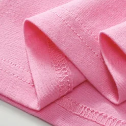 Multi Packs 3pcs Girls' Crew Neck Short Sleeves Rose Red+Blue+Pink T Shirt Tee Top Print Graphic Vacation Daily Wear 100% Cotton Spring & Summer